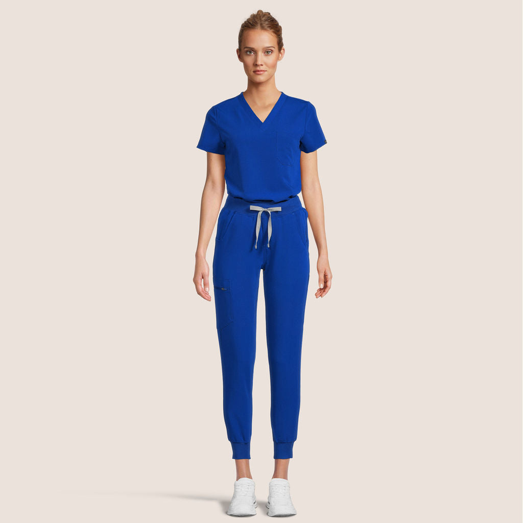 Royal Blue Yoga Waistband Women's Jogger Pants 8520 - The Nursing Store Inc.