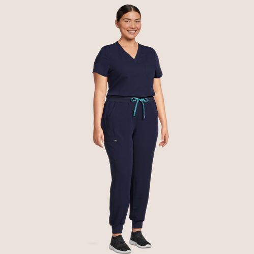 Scrub Top (Navy)