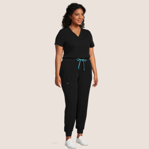 Scrub Top (Black)